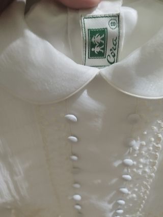 Vestido comunión niña blanco