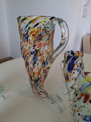 Brocca e bicchieri di Murano, Italia