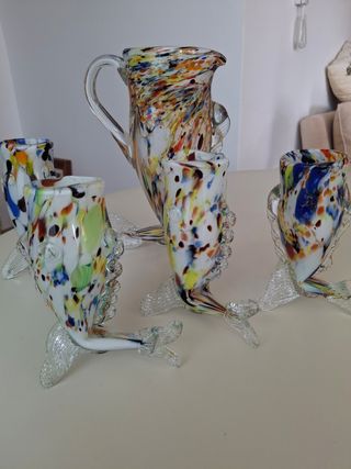 Brocca e bicchieri di Murano, Italia