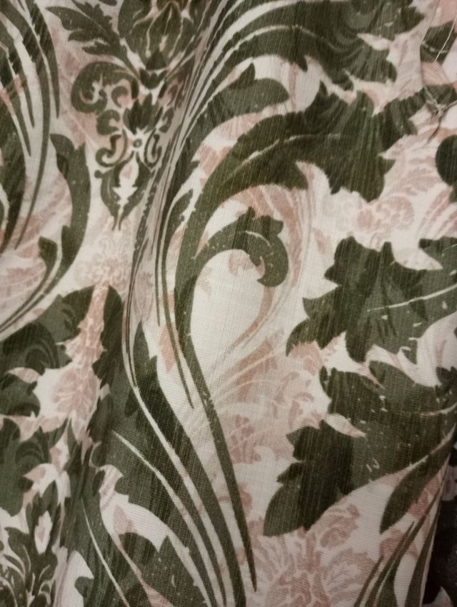 Pantalones estampados - beige/verde oliva