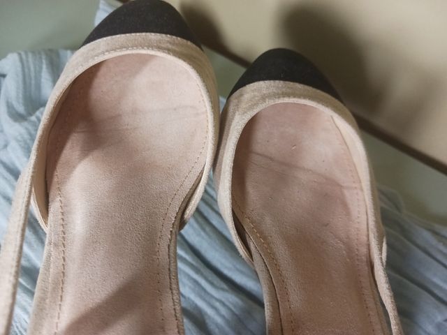 Zapatos BENINI bicolor tacón 5cm