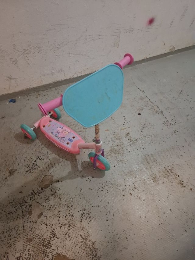 Patinete infantil rosa Peppa Pig