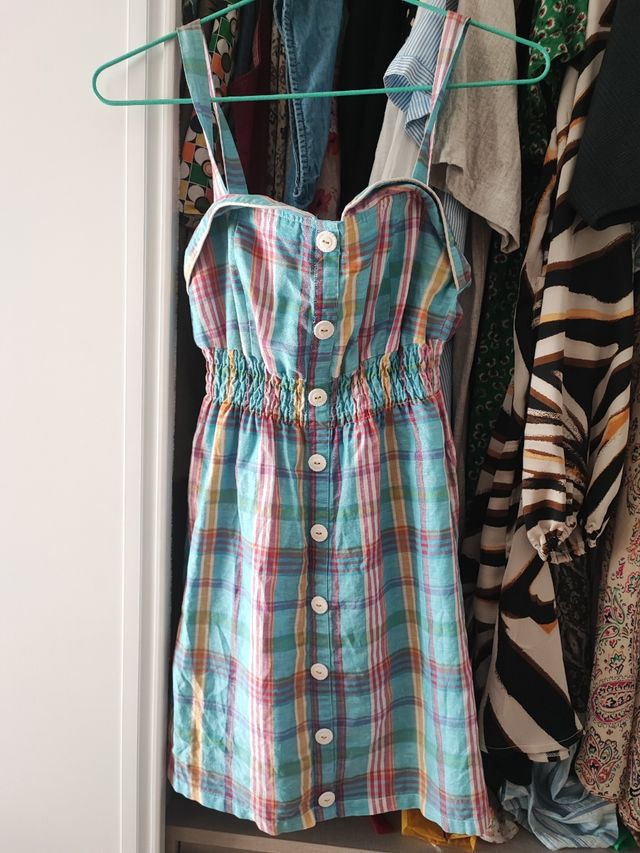 Vestido El Ganso cuadros XS-S