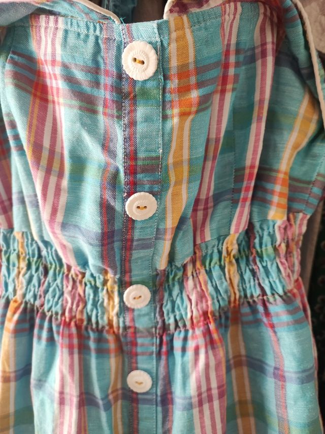 Vestido El Ganso cuadros XS-S