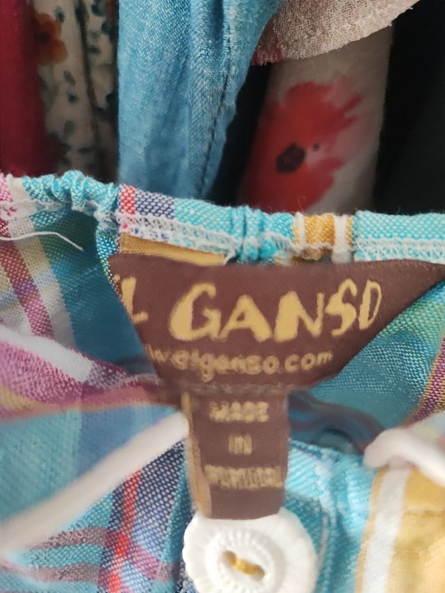 Vestido El Ganso cuadros XS-S