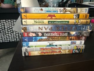8 Películas animadas DVD