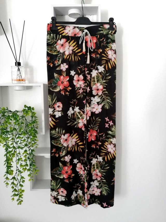 Pantaloni estivi floreali Roberta Biagi