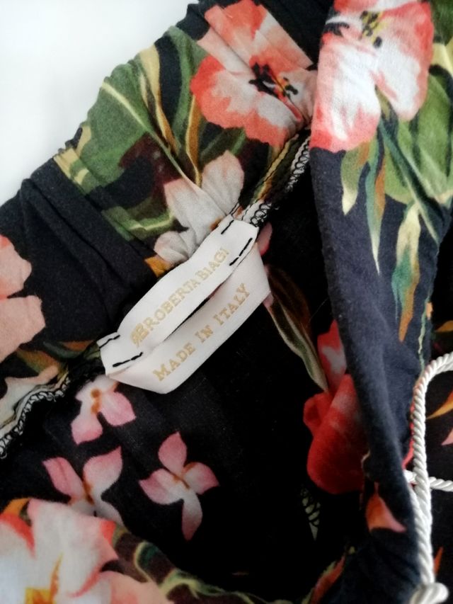 Pantaloni estivi floreali Roberta Biagi