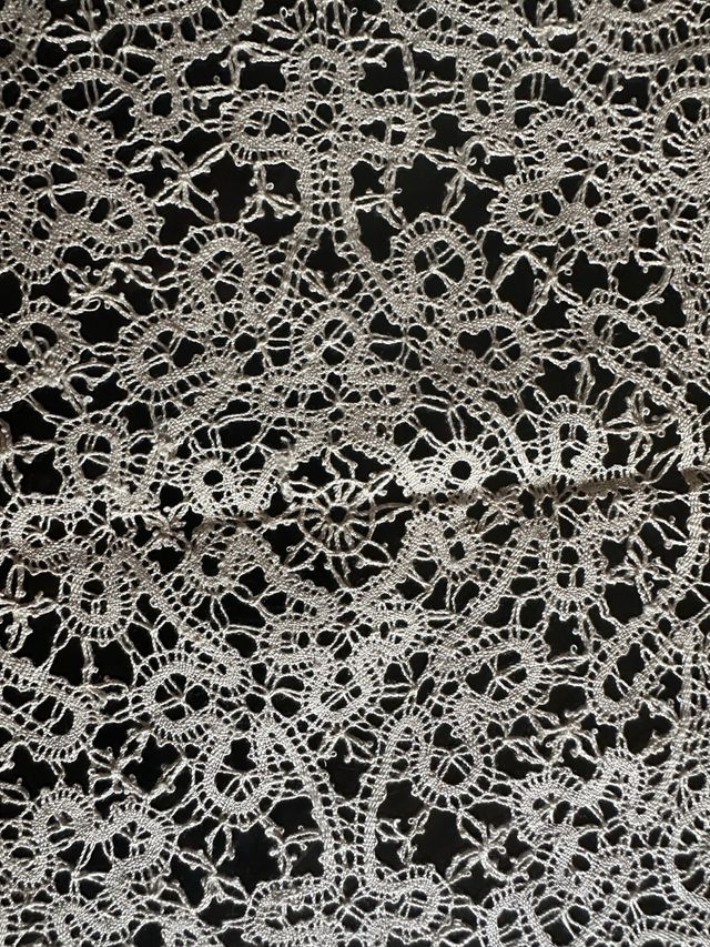 Merletto al Tombolo Antico Beige