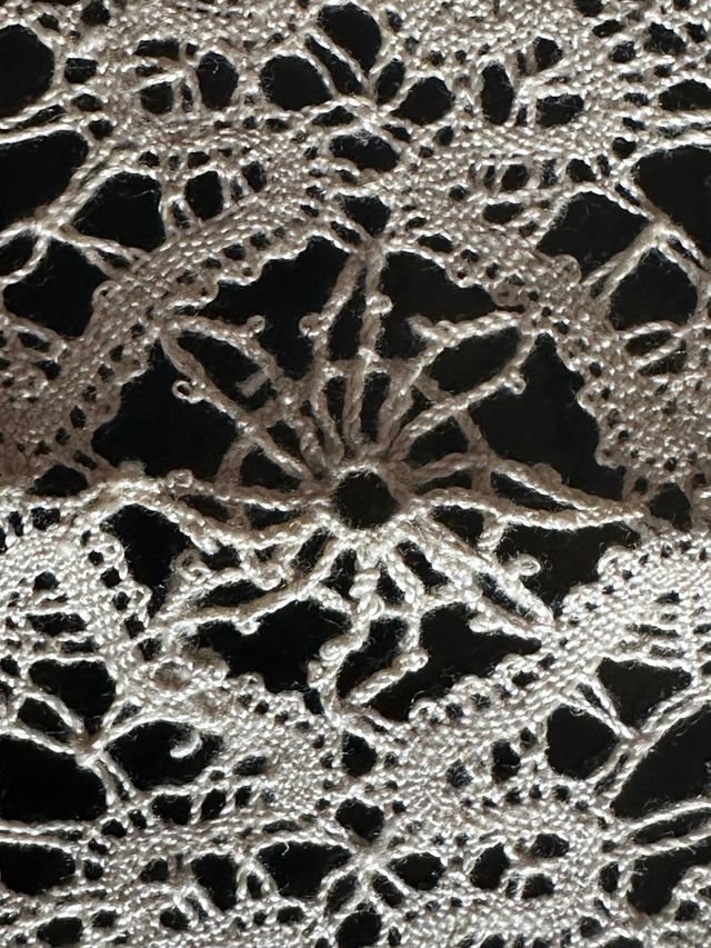 Merletto al Tombolo Antico Beige