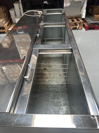 Nevera bar 3 puertas acero inoxidable