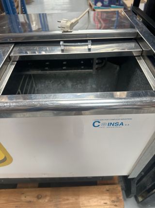 Nevera bar 3 puertas acero inoxidable