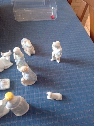 Belén porcelana. Nacimiento Navidad. Nadal.