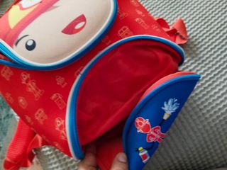 Mochila Infantil Bombero LED