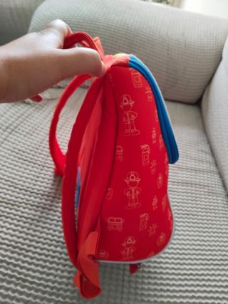 Mochila Infantil Bombero LED