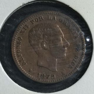 Lote 10 Monedas Alfonso XII - Cobre