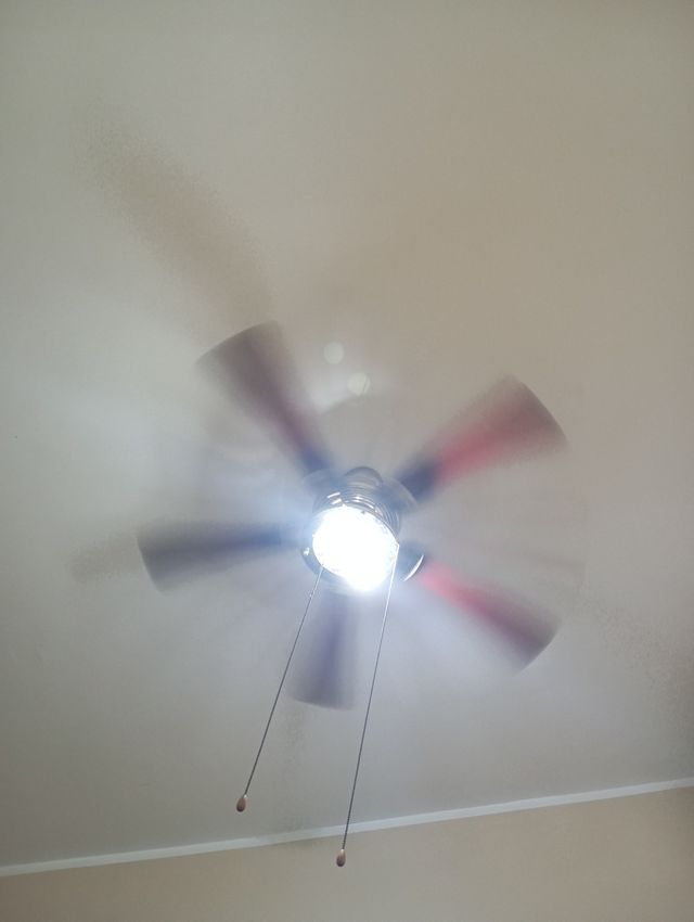 Ventilador techo 5 aspas marrón