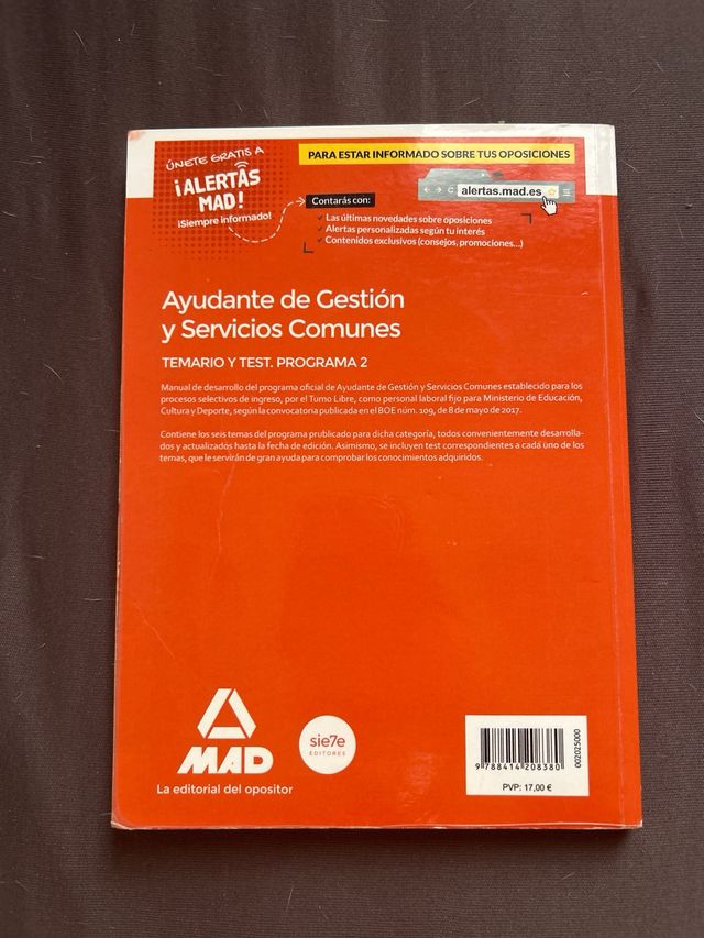 Libro Ayudante de Gestión y Servicios Comunes