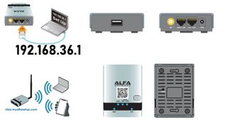 Alfa R36AH - Router WiFi
