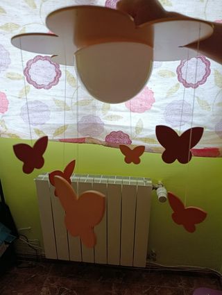 Lámpara infantil mariposas