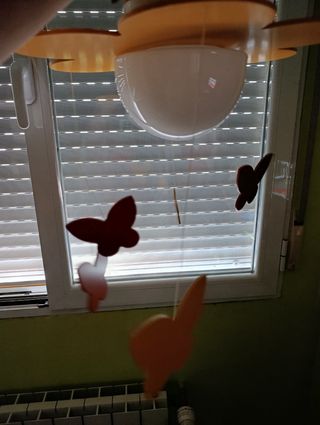 Lámpara infantil mariposas