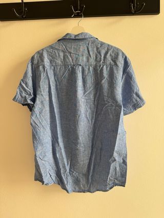 Camisa lino azul Primark