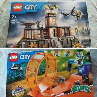 2 sets de LEGO City: Prisión Isla & Stuntz