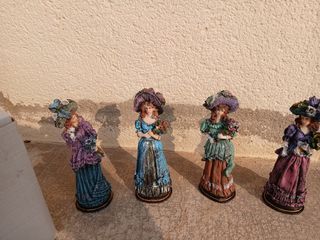 4 Figuras época vintage