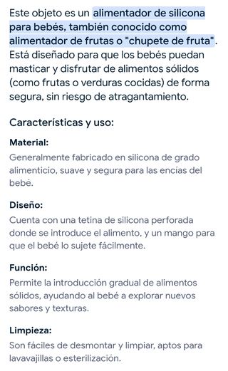 Chupetes fruta bebé - nuevo