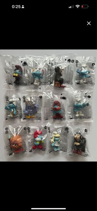 Pitufos Juguetes Smurfs Burger king