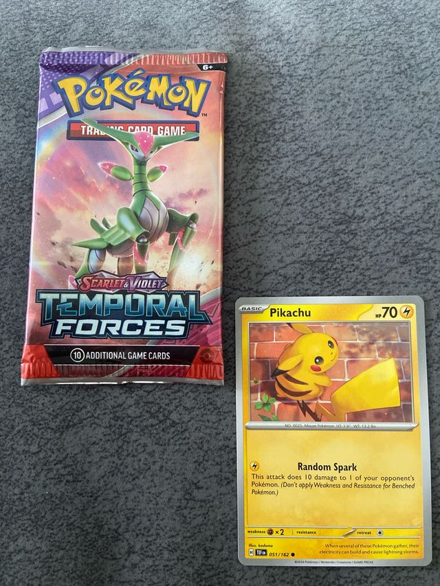 Pikachu 051/162 TCG Pokémon Scarlet & Violet.