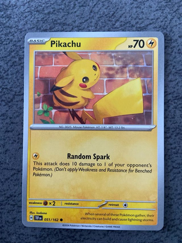 Pikachu 051/162 TCG Pokémon Scarlet & Violet.