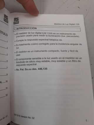 Luxómetro RS PRO ILM1335