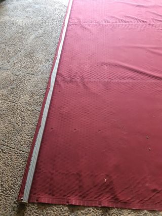 Toldo rojo 4.30x2m - protección solar
