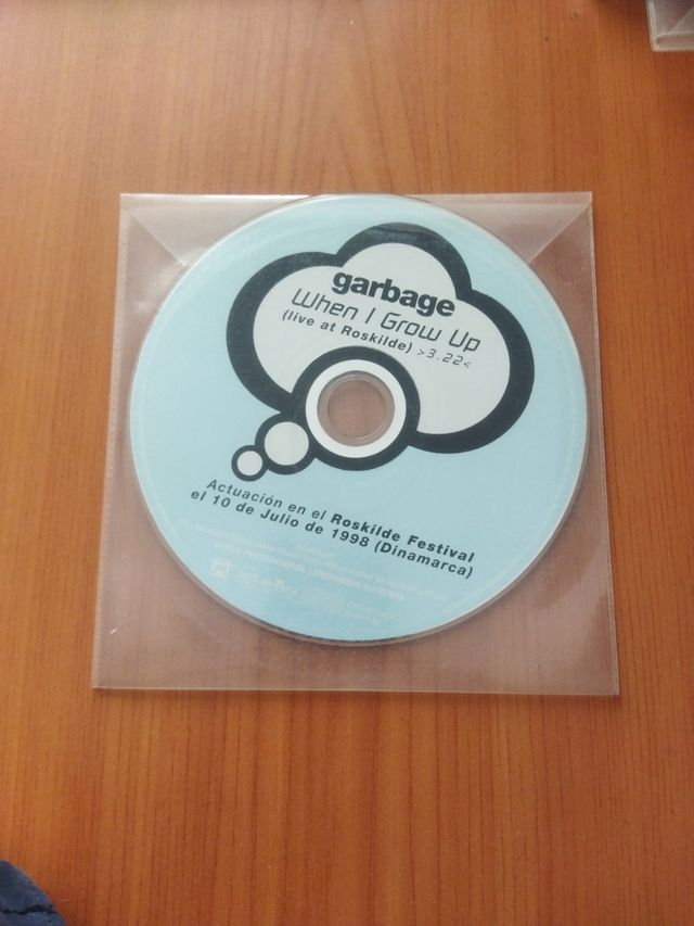 CD Single Garbage - When I Grow Up