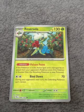 Roserade 009/162 Pokémon TCG Scarlet & Violet