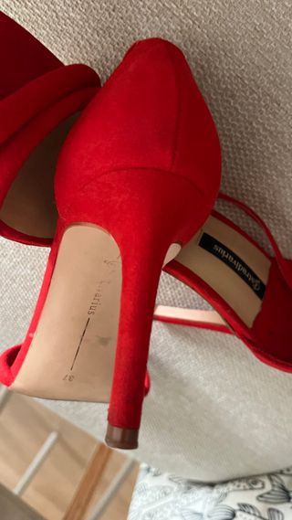 Sandalias Stradivarius rojas