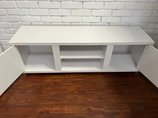 OFERTA MUEBLE  TV MADERA  Blanco/Marrón