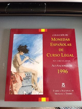 Monedas España 1996 sin circular