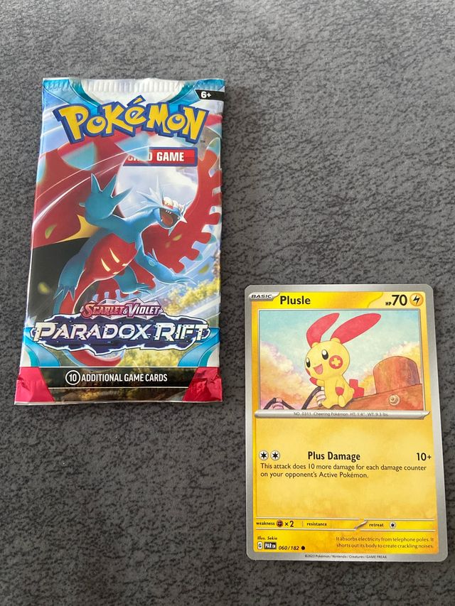 Plusle 060/162 - Pokémon TCG Scarlet & Violet