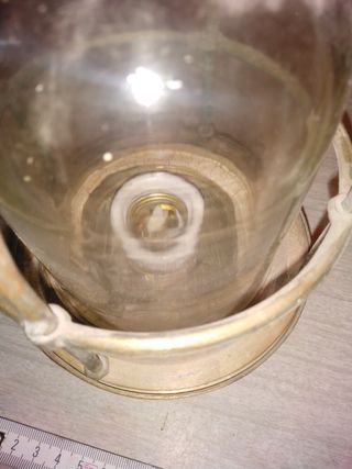 FARO DE BRONCE NÁUTICO BARCO ORIGINAL MUY ANTIGUO