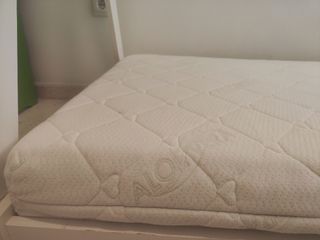 Cama tipi infantil blanca + colchón