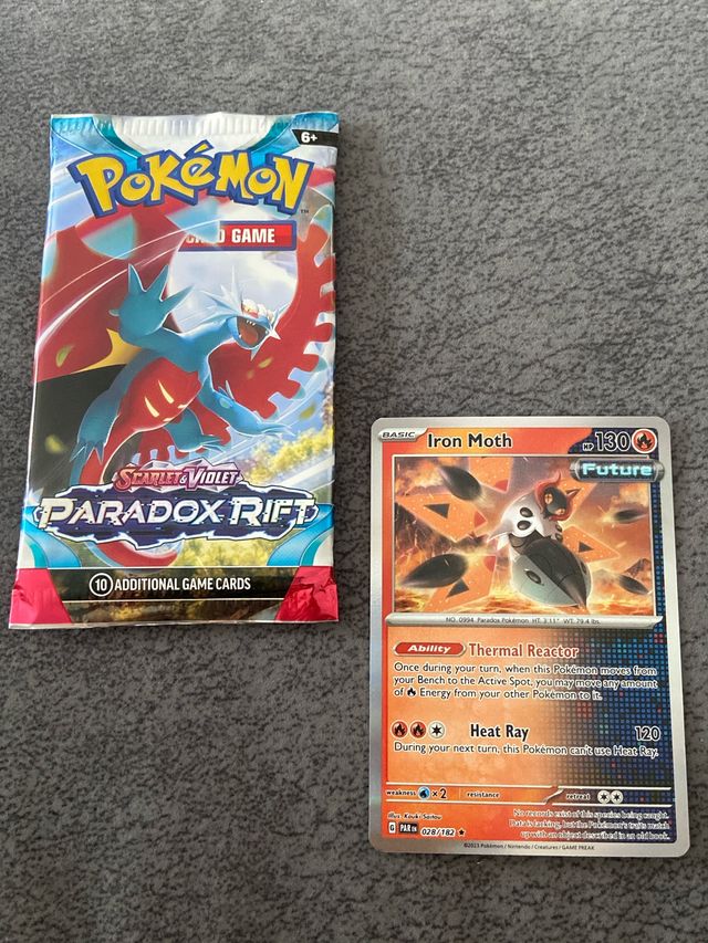 Iron Moth 028/182 Pokémon TCG Scarlet & Violet.