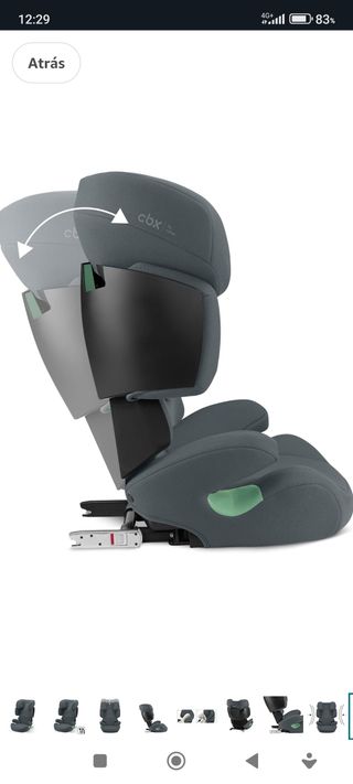 Silla Coche Cybex isofix