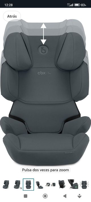 Silla Coche Cybex isofix
