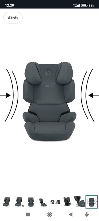 Silla Coche Cybex isofix