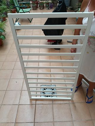 Cuna bebé plegable blanca
