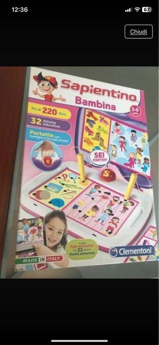 Sapientino Bambina Gioco Educativo