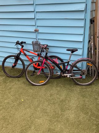 Bicicletas niña y niño