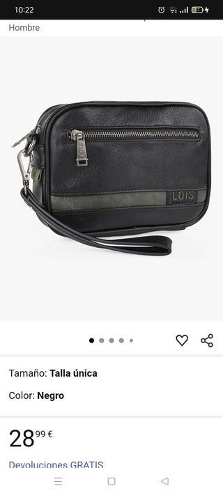 Bolso Lois - Piel negra